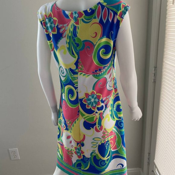 Ronni Nicole Colorfull Floral Dress Sz 10 - Picture 6 of 7